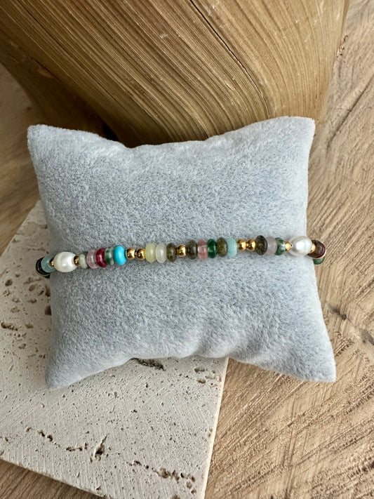 KADI || Colorful Bracelet with Freshwater Pearls