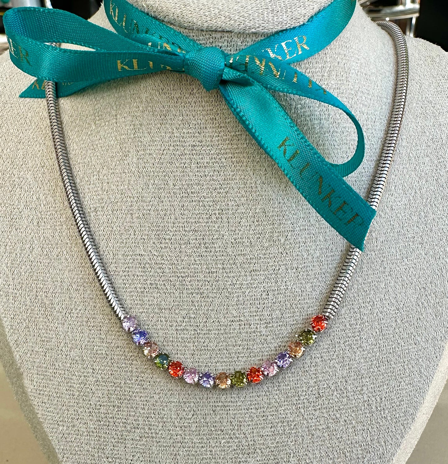 SOLE | Necklace With Colorful Stones Stainless