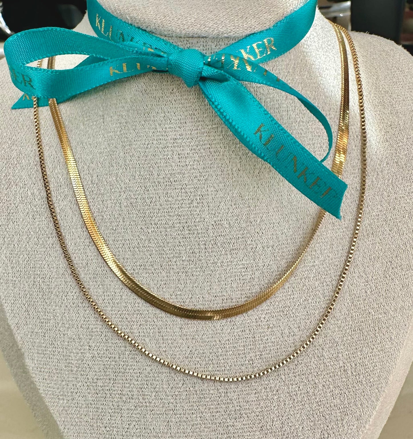 SLYN | 2in1 Necklace Basic all Gold