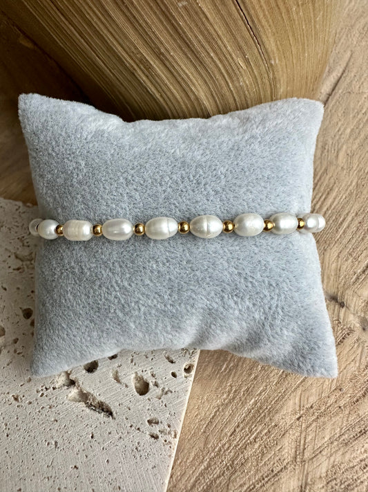 PEROLA || Freshwater Pearl Bracelet