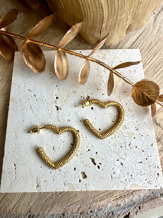 AURORA || Heart Hoops all Gold