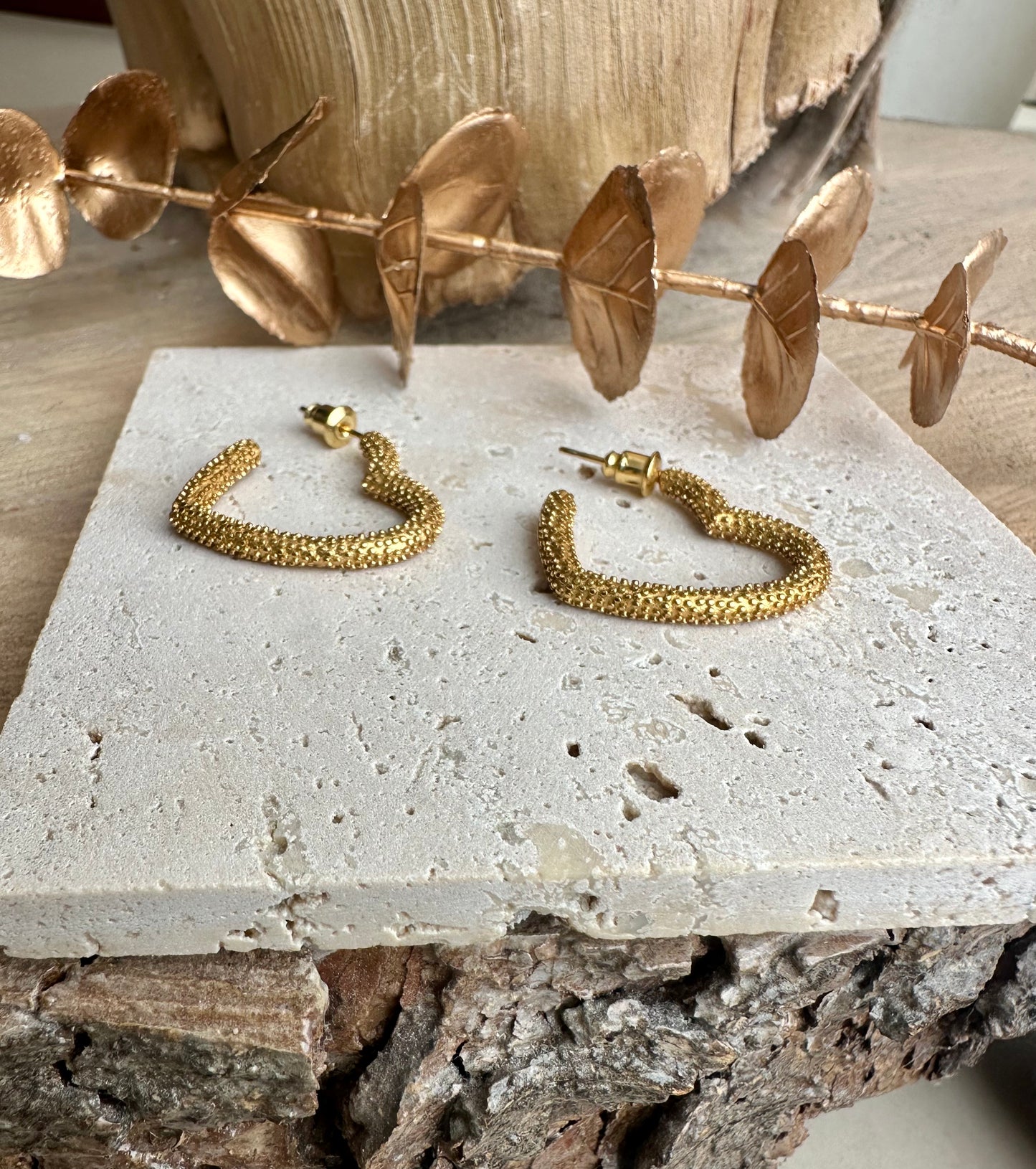 AURORA || Heart Hoops all Gold