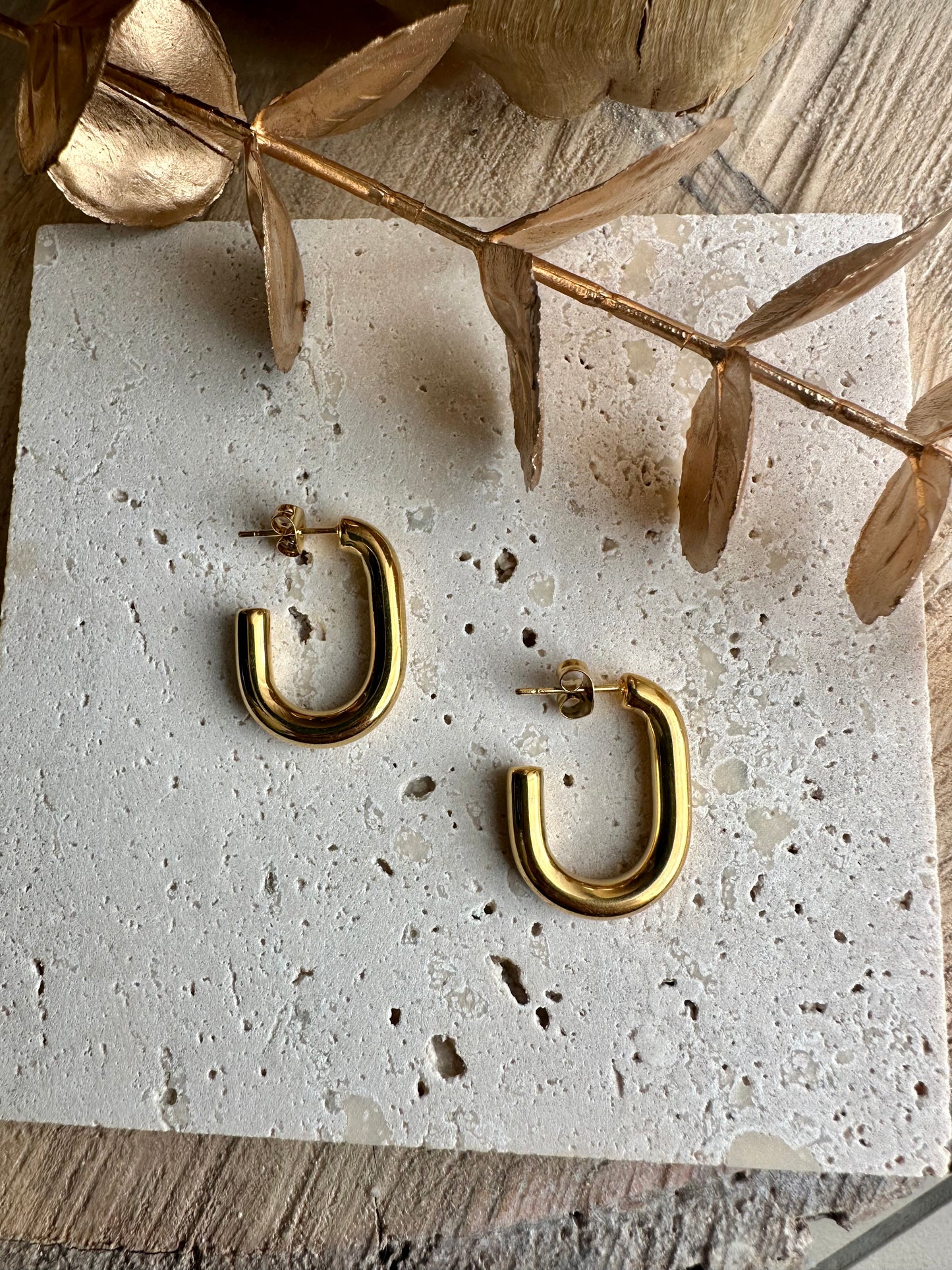 SKY || Small Oval Hoops